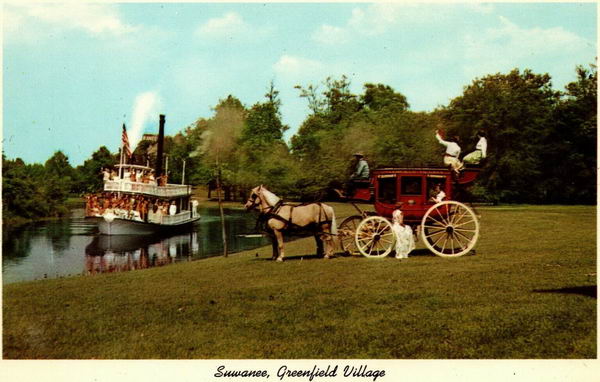Henry Ford Museum and Greenfield Village - OLD POSTCARD PHOTO